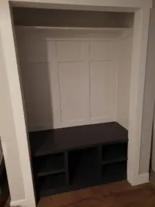 Custom Built-In Bench with Storage in Colorado Springs