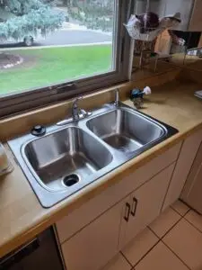Kitchen Sink Replacement and Plumbing Update in Colorado Springs — briargate